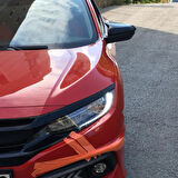 Sts Oto Aksesuar Honda Civic Fc5 Fk7 Batman Yarasa Ayna Kapağı Piano Black Abs Plastik