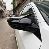 Sts Oto Aksesuar Honda Civic Fc5 Fk7 Batman Yarasa Ayna Kapağı Piano Black Abs Plastik