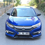 Sts Oto Aksesuar Honda Civic Fc5 Fk7 Batman Yarasa Ayna Kapağı Piano Black Abs Plastik