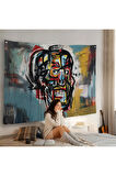 Jean Michel Basquiat'in Untitled Kafatası Duvar Örtüsü-7266