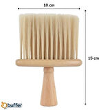 İpek Yıldızı® Araba İçin Ahşap Saplı Yumuşak Kıl Fırça Detaylı Toz Alma Temizleme Fırçası