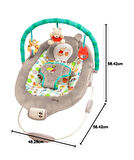 Bright Starts Winnie the Pooh Dots & Hunny Pots Sallanan Bebek Titreşimli Bebek Koltuğu