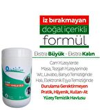 QUICKCARE Dezenfektanlı Yüzey Temizlik Havlusu 72 Yaprak, Kova Mendil Aloe Vera Kokulu