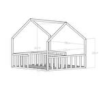 GİVAYO WOOD'S DAİSY MONTESSORİ YATAK CEVİZ 80*180