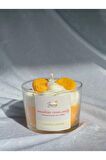 Jeane Candles Mandalina Vanilya Kokulu Pasty Cupcake Hediyelik Turuncu Aromaterapi Mum
