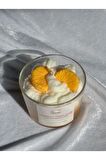 Jeane Candles Mandalina Vanilya Kokulu Pasty Cupcake Hediyelik Turuncu Aromaterapi Mum