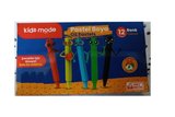 Kids Mode Yağlı Pastel Boya Üçgen 12 Renk DKPB105