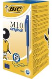 Bic Tükenmez Kalem M10 Basmalı Mavi 1199190121 (50 Li Paket)