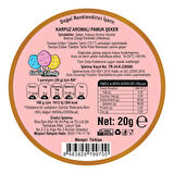 KARPUZ, PORTAKAL, VANİLYA AROMALI 3'LÜ GURME PAMUK ŞEKERLER