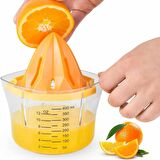 Piev Wenken 4 ü 1 Arada Rendeli Ölçülü Hazneli Limon Portakal Narenciye Sıkacağı