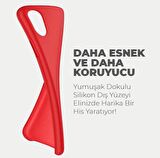 Lenipa Samsung A13 Siyah İçi Kadife Kamera Korumalı Lansman Silikon Cep Telefonu Kılıfı