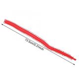 PROFISHER 10 Adet Set 13,5cm Bordo Silikon Solucan Sahte Yem 