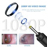 WiFi Kulak Kamera3.9mm Ayarlı Oral Muayene Led Işık 3000W 1080P
