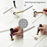 Mühür Mumu 50 Davetiye İçin 150 Boncuk Model: 17 Sisli Yağmur