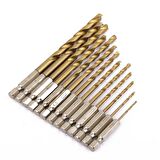 HSS Tungsten Karbür Matkap Uç 13 lü Set 1/4 Hex Shank 1.5-6.5mm 