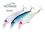 PROFISHER 3 Renk Set 2 Kanca Sahte Balık Yem 13,4 gr 11 cm Minodot