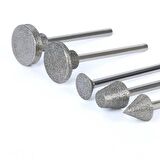 Elmas Taşlama Kafa Zımpara 50 li Set 3.0mm Shank Küçük Boy
