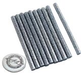 Mühür Mumu Simli Çubuk Sıcak Tutkal 7mm x 10cm 12 li Gümüş Renk