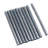 Mühür Mumu Simli Çubuk Sıcak Tutkal 7mm x 10cm 12 li Gümüş Renk