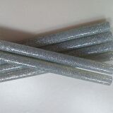 Mühür Mumu Simli Çubuk Sıcak Tutkal 7mm x 10cm 12 li Gümüş Renk