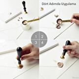 Mühür Mumu 100 Davetiye İçin 300 Boncuk Model: 66 Hindistan Cevizi