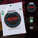 Martin Co Retro MM10 Nickel Alloy Extra Lt 10-47 Akustik Gitar Teli