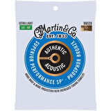 Martin Co MA530S Marquis Phosphor Bronze Akustik Gitar Teli Ex Lt 10-47