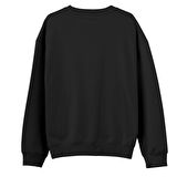 Kaktüs Sweatshirt-Siyah
