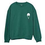 Object  Baskılı Yeşil Sweatshirt