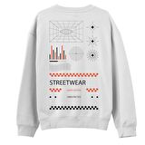 Street Wear 2 Sweatshirt-Beyaz