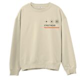 Street Wear 2 Sweatshirt-Krem