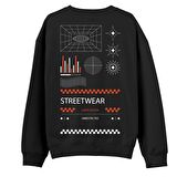 Street Wear 2 Sweatshirt-Siyah