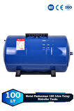 Trtank Profesyonel 100 Litre Yatay Ayaklı Nsf Membranlı Hidrofor Genleşme Tankı