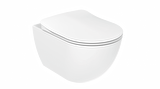 Creavit Free Rim-Off Kanalsız Asma Klozet (FE322.00) + Duck Thermoplast Yavaş Kapanan Klozet Kapağı (KC0903.03) CRV.SET0016.002
