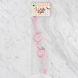 Loren Plastik Amigurumi Gözlük Pembe
