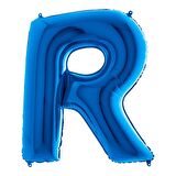 FOLYO BALON R HARF MAVİ 102CM