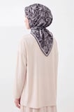 Soft Eşarp Paisley Siyah