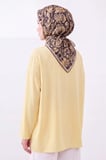 Soft Eşarp Paisley Hardal