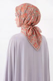 Soft Eşarp Paisley Koyu Gri