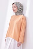 Soft Eşarp Paisley Mavi Gri