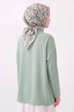 Soft Eşarp Paisley Mint Yeşili