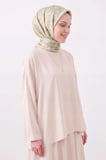 Soft Eşarp Paisley Açık Sarı
