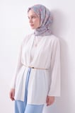 Soft Eşarp Paisley Bebe Mavisi