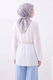 Soft Eşarp Paisley Bebe Mavisi
