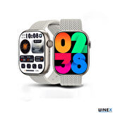 Winex Watch HK9 Pro Plus Amoled Ekran Android İos HarmonyOs Uyumlu Akıllı Saat Gri