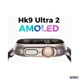 Winex Watch HK9 Ultra 2 Amoled Ekran Android İos HarmonyOs Uyumlu Akıllı Saat Lacivert