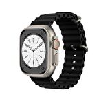 ScHitec Watch HK9 Ultra 2 Amoled Ekran Android İos HarmonyOs Uyumlu Akıllı Saat Siyah