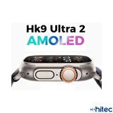 ScHitec Watch HK9 Ultra 2 Amoled Ekran Android İos HarmonyOs Uyumlu Akıllı Saat Siyah