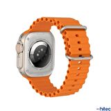 ScHitec Hello 3 Watch Ultra Amoled Ekran Android İos HarmonyOs Uyumlu Akıllı Saat Turuncu