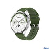 ScHitec Watch GT4 Amoled Ekran Android İos HarmonyOs Uyumlu 3 Kordonlu Akıllı Saat Yeşil